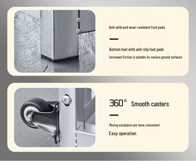 Five-Step Industrial & Household Mobile Ladder