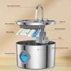 3.2L Pet Water Dispenser Stainless Steel Automatic USB Water Fountain For Dog Cats with MultiLayer Filtration Systems