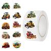 500 Sheets Roll Cartoon Tape Stickers: Journal Decoration & Envelope Sealing Stickers