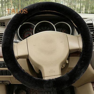Evrensel Araba Aksesuarı Charm Sıcak Uzun Yumuşak Peluş Araba Direksiyon Kapağı Aksesuarları