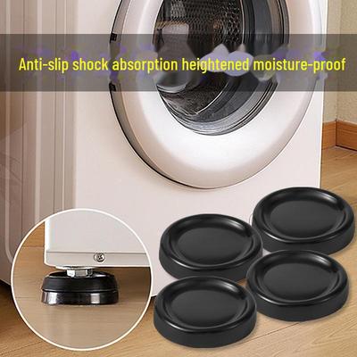 Αντικραδασμικά Αντιολισθητικά Ελαστικά Πατάκια για Πλυντήρια Ρούχων και Ψυγεία - Παγκόσμια Υψωμένη Βάση και Υποδοχή Ποδιών.