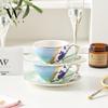 WOOCH Ceramic Couple Cup and Saucer Gift Set