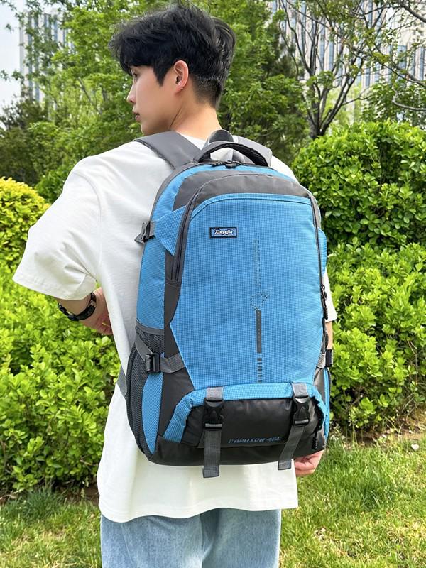 Lightweight Water-Resistant Oxford Backpack for Camping, Hiking, and Travel