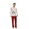 Christmas Prints Family Matching Long Sleeve Tops+Pants Set Family Matching Sets