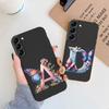 Phone Case Women For Samsung Galaxy S21 FE S22 Plus Girls Bumper Cover Colorful Letter Flower Butterfly Love samsang s22 Ultra