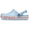 Crocs Classic Clog EVA Printed Logo Unisex Clogs Blue 207806-4JQ