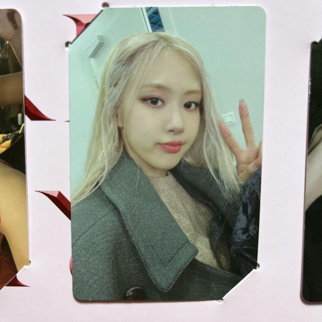 [USED] Blackpink Rosé Trading Card LP Record ROSE BORN PINK