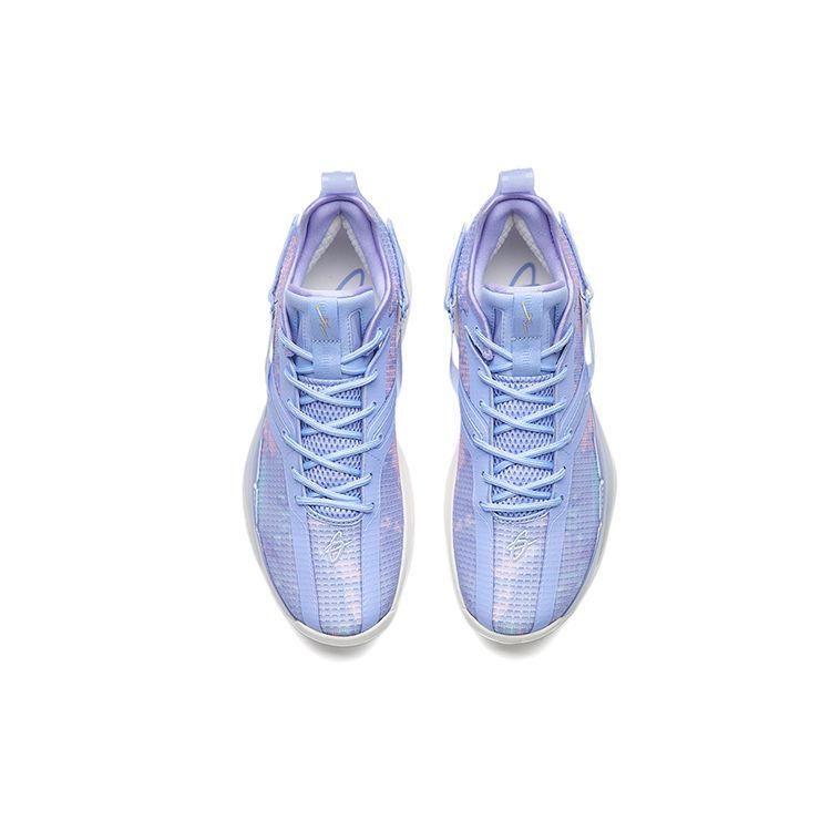 Anta GH3 Hayward Stickstofftechnologie Stoßdämpfung Rutschfest Abriebfest Low-Top Basketballschuhe Herren Sneaker Lila 112231103-2