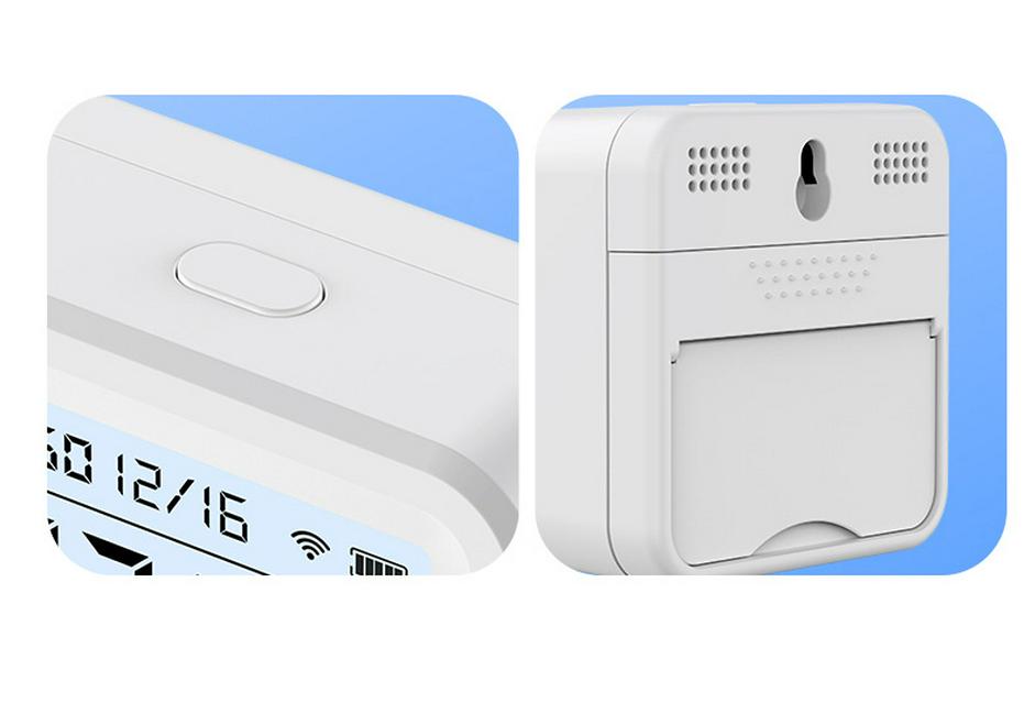 Smart WiFi Temperature & Humidity Sensor - Indoor Wireless Thermometer Hygrometer with Mobile Remote Monitoring