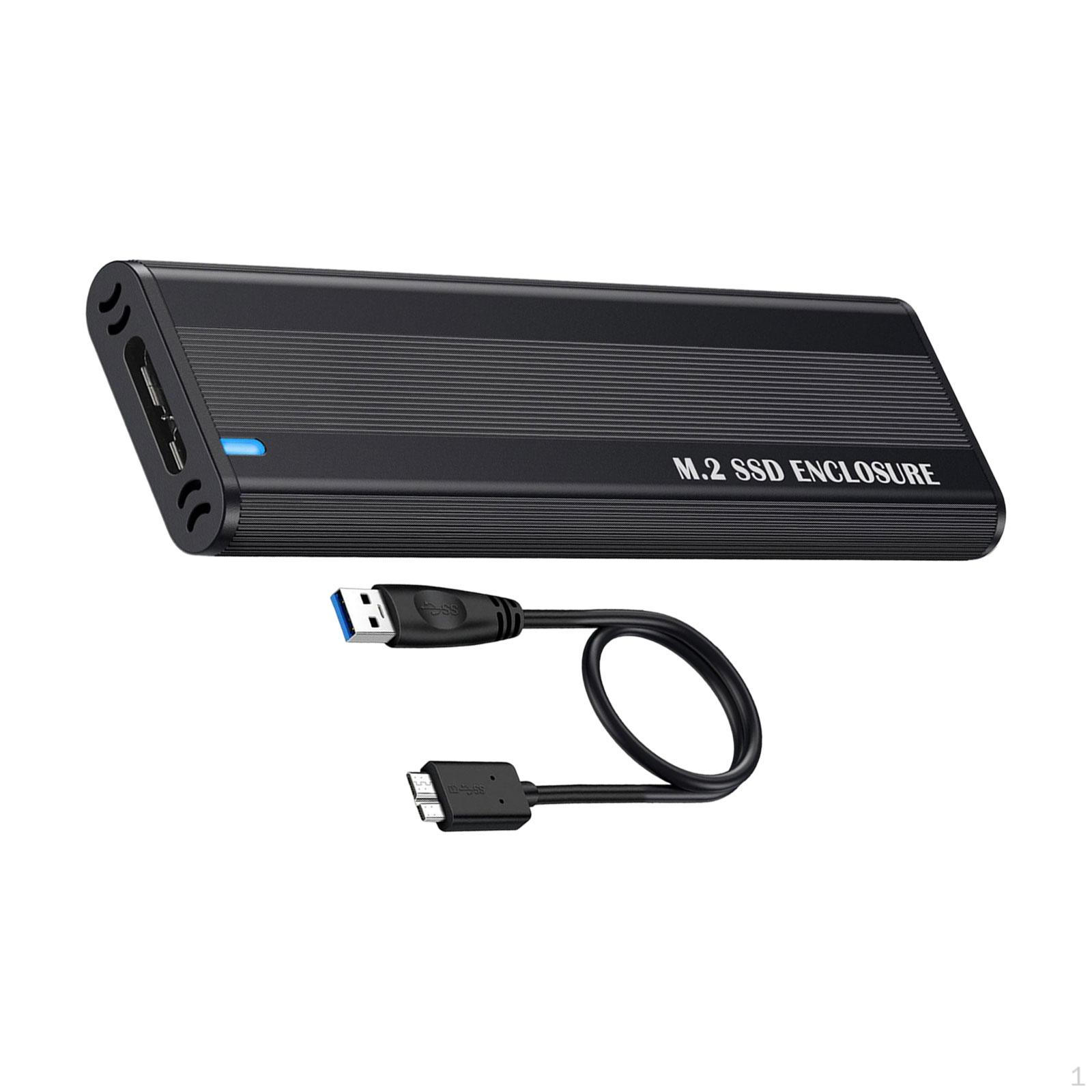 

M.2 NVMe Enclosure Aluminum Alloy Case Replacement Parts Repair Supplies Spare Lightweight SATA 5GB