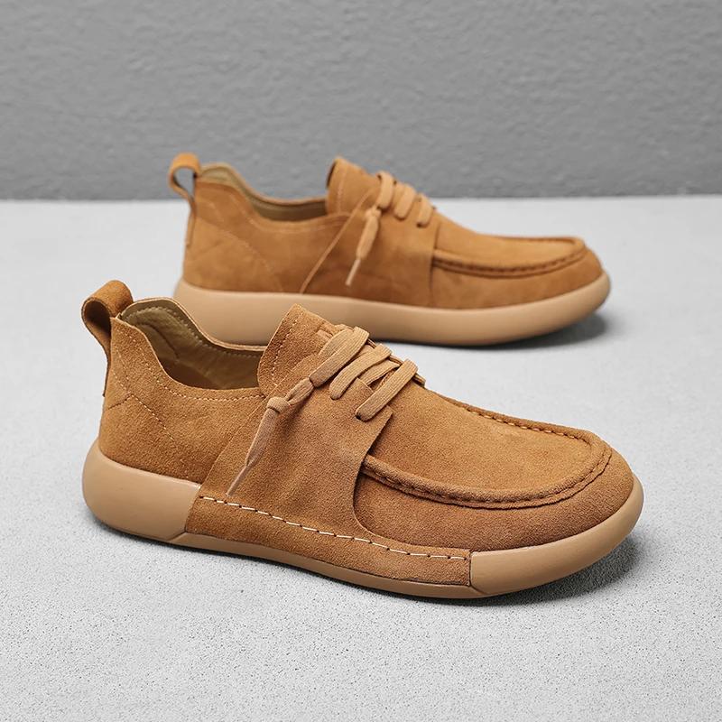 Módní podzimní zimní horké prodeje Pánské kotníkové boty Ručně vyráběné podrážky Pohodlné pánské business casual boty Kancelářské každodenní Oxfordské boty