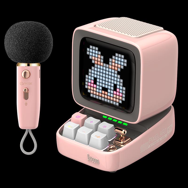 Divoom DitooMIC Retro Pixel Art Bluetooth Karaoke Speaker (CN version)
