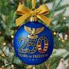 United States 250th Anniversary Ornament 250th Anniversary Acrylic Christmas Ball Ornament Patriotic Christmas Tree Hanging Decor