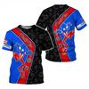 Puerto Rico Flag Graphic T-shirt Men 3d Printed T Shirt Children Short Sleeves