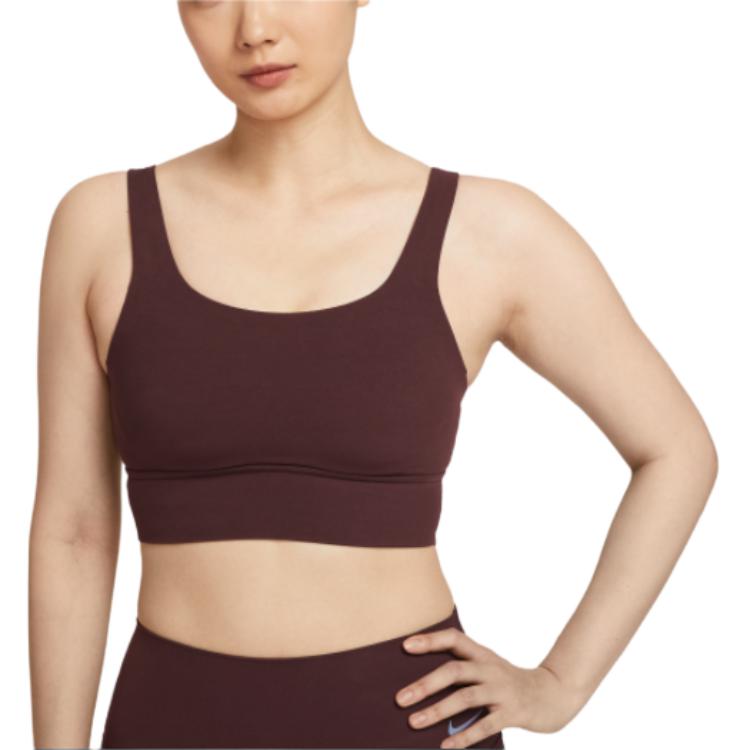 Nike Zenvy Longline Fashionable Comfortable Skin-Friendly Sports Bra Women underwear DO6620652