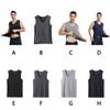 Men Thermal Vest Warm Fashion Basic Top Fitness Exercise Bottoming Baselayer Sleeveless Underwear Elastic Comfortable