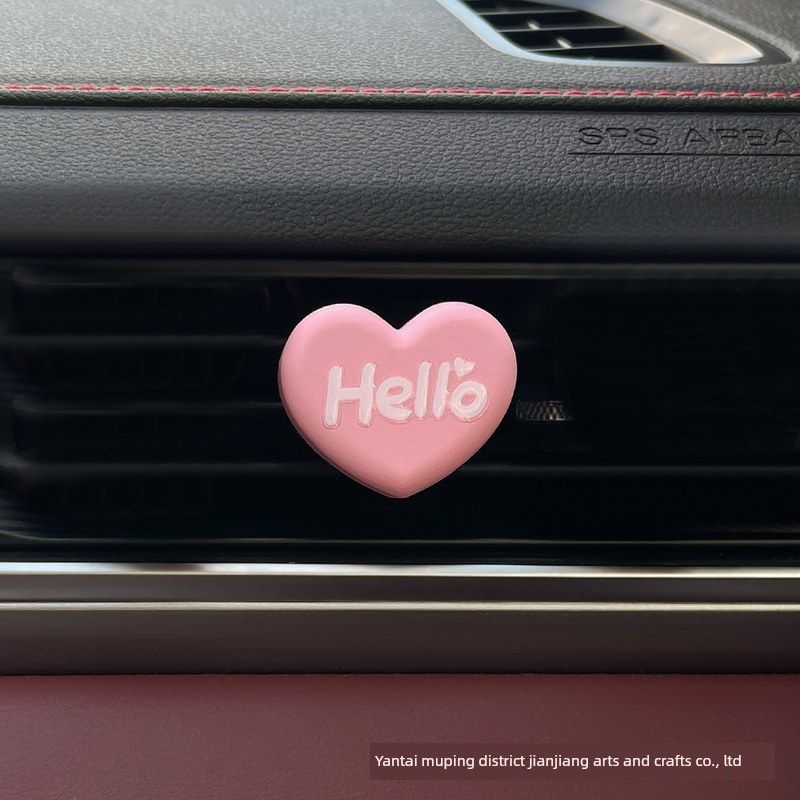 Kt Cat New Car Air Freshener Cartoon Perfume Diffuser Stone Car Vent Decoration Car Interior Accessory Ornament Fragrance