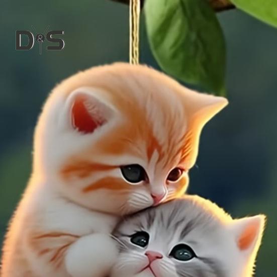 Hänge för bil 2D Akryl Färgglad Alpaca Katt Berlock Bildekoration Lättviktigt Hängsmycke för Fordon