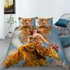 Portrait Oil Painting Series Quilt Cover Pillowcase Two Or Three-Piece Set Digital Printing Polyester