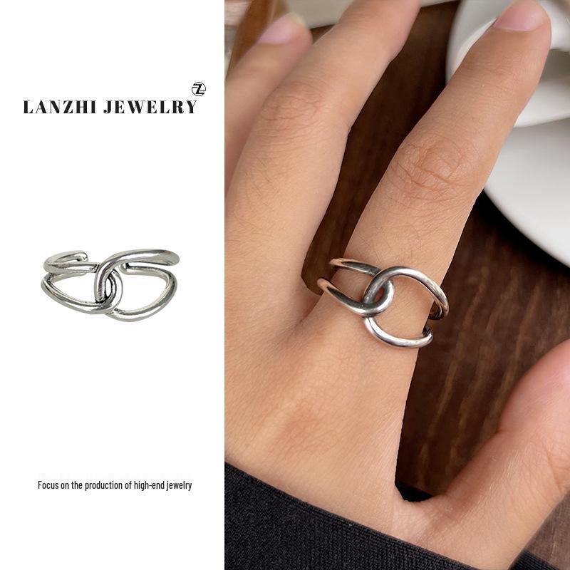 Inel Thai Argint pentru Femei, Stivuibil - Argint 925, Design de Nișă, Bijuterii Simple și Versatile