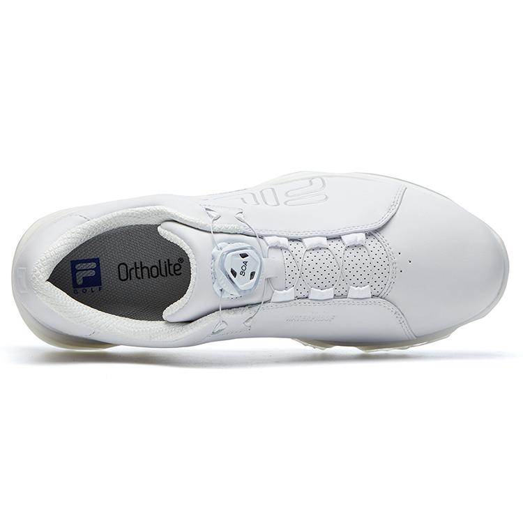 New FILA Heritage FHT Low Top Golf Shoes Men's White A12M132408FBW