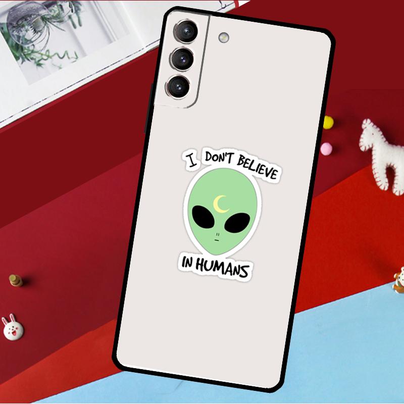 Aesthetic Alien Funda For Samsung Galaxy S25 S24 S22 S23 Ultra Plus S20 S21 FE S9 S10 S24 FE Phone Case