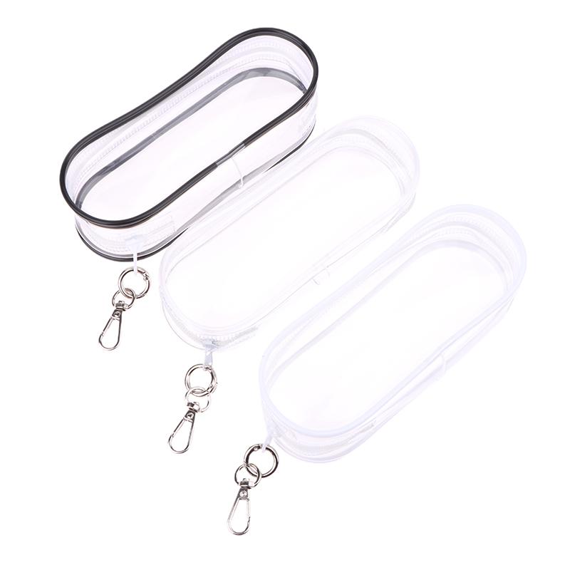 Creative Clear Outdoor Bag For Cartoon Plush Dolls Toys Transparent Mini Doll Pouch For Keychain Doll Anime Figure Storage Case