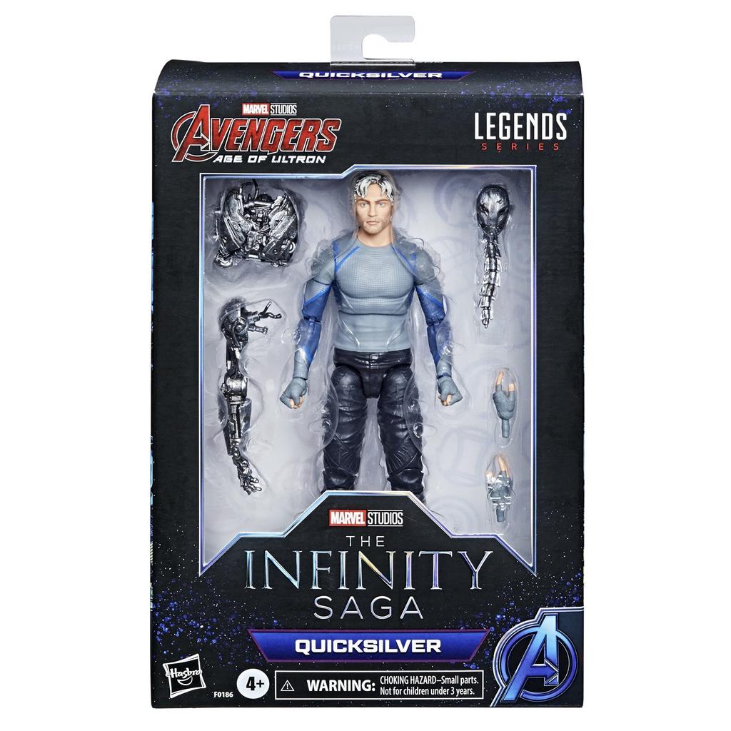 MARVEL STUDIOS THE INFINITY SAGA 2021 MARVEL LEGENDS 6palcová akční figurka AGE OF ULTRON QUICKSILVER Marvel Legends ML MCU Film AVENGERS - [Položka]