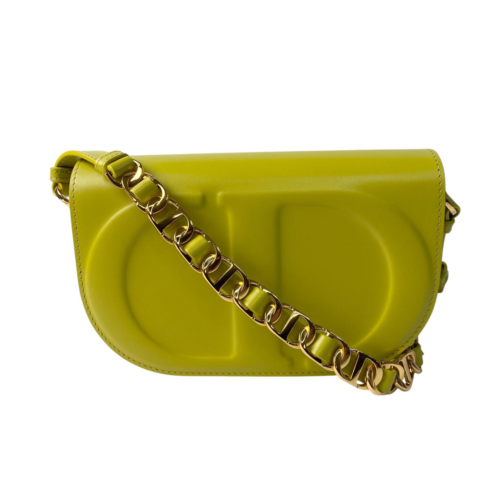 

Used Christian DiorShoulder Bag lime leather Women