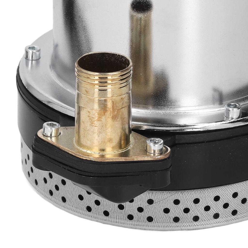DC Submersible Pump 180W 8m Lift 1 Inch Outlet Stainless Steel Housing Copper Motor Well Pump for Garden Pond Pool DC12V
