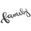 Ornament Decor Iron Letter Pendant Letters Sign Unique Wall Backdrop Craft Metal for Home Black Adornment