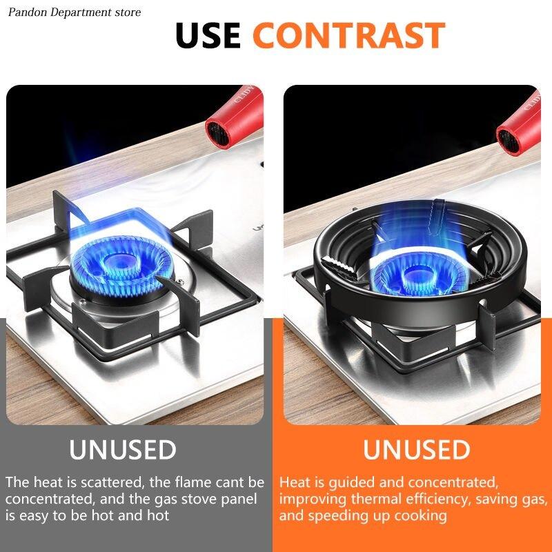 Kitchen Gas Hob Rack Pot Stove Stand Steel Coffee Pot Holder Gas Range Support Ring Burner Grate Energy-Saving Cover Accessories