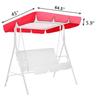 New Outdoor Swing Canopy Chair Top Cover Canopy UV Sun Water Proof for Patio Yard Seat Hammock Canopy Dustproof Cover