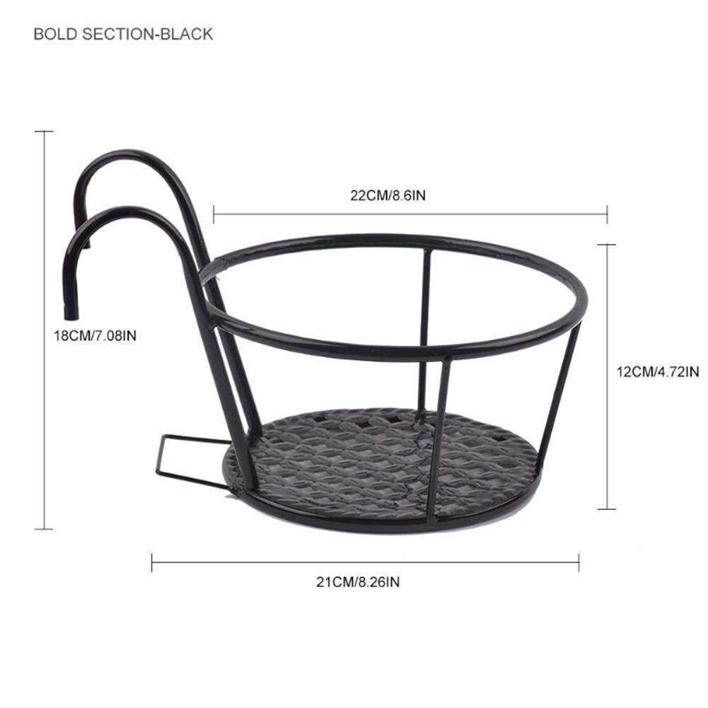 Balcony Flower Rack Hanging Plant Holder Easy Installation Process