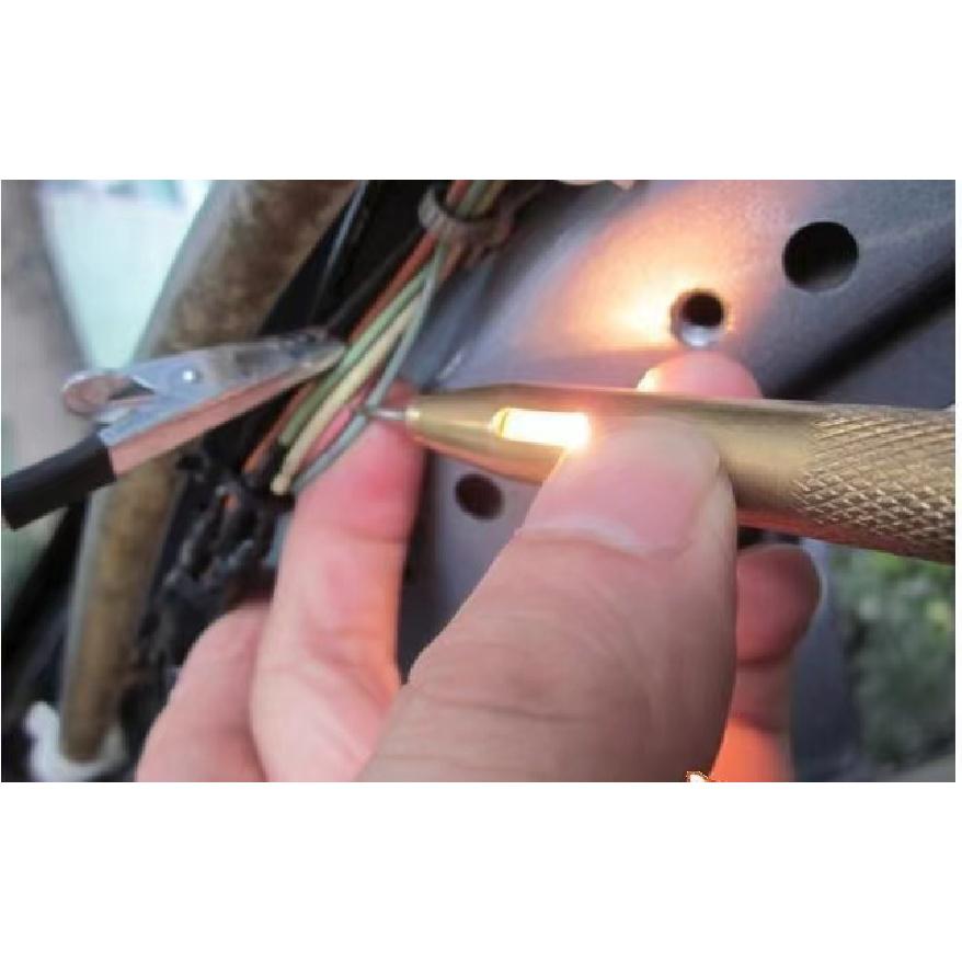 Auto Car Light Circuit Tester Lamp Voltage DC 6V 12V 24V Copper Test Pen Detector Probe Light System Test Probe Lamp Tools Fuse Holders1
