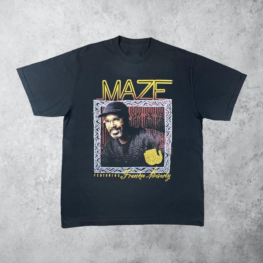 Hot Frankie Beverly Featuring Maze Tour  Full Size S-5XL Unisex T-Shirt S