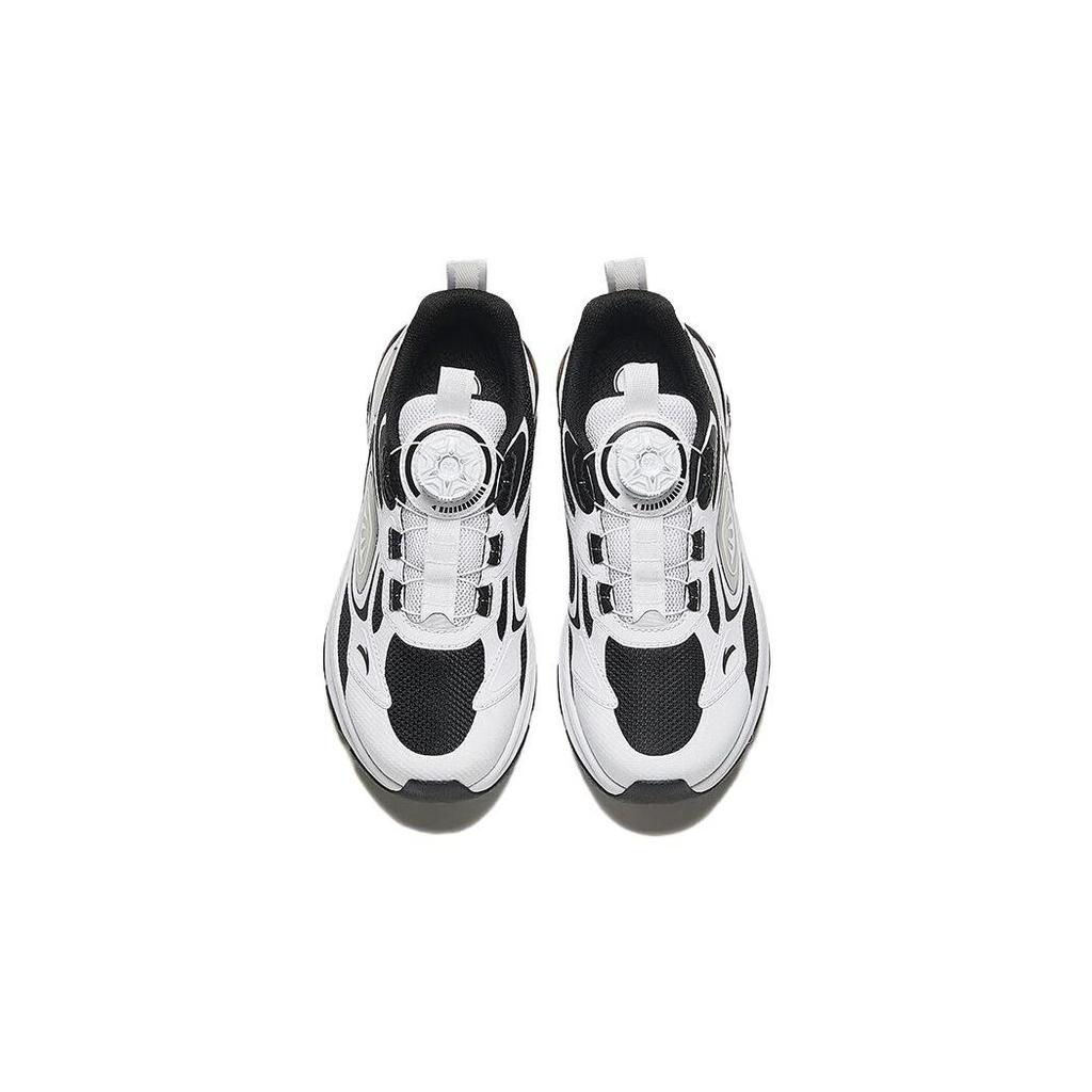 Anta Kids Sports Comfortable Non-Slip Wear-Resistant Casual Shoes Kids Shoes Black White 322338801-4