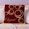 Brand C-Chopard Jewelry Pillow Case Anti-dustmite Pillowcase Invisible zipper silky short plush Sofa cushion cover