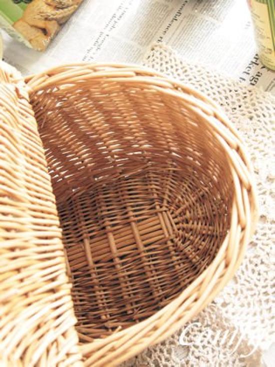 Posh Living Wicker Basket 10580 Natural W33 X D24 X H32(17)cm
