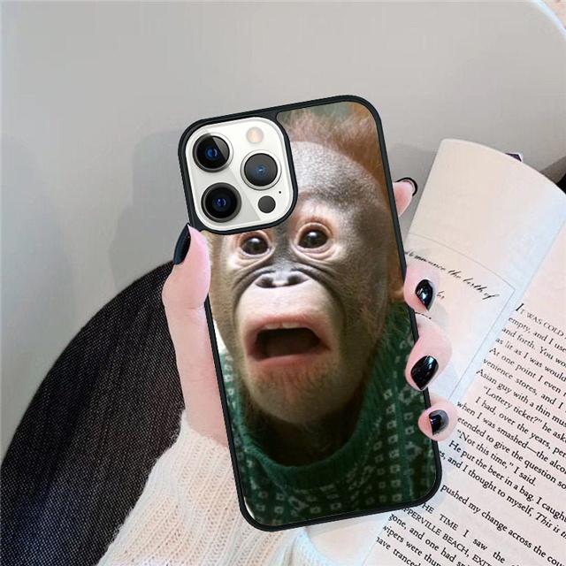 NEW ORANGUTAN monkey BABY Phone Case Cover For iPhone 17 Air 15 16 14 13 12 Pro Max 11 Pro Max Plus Coque Shell