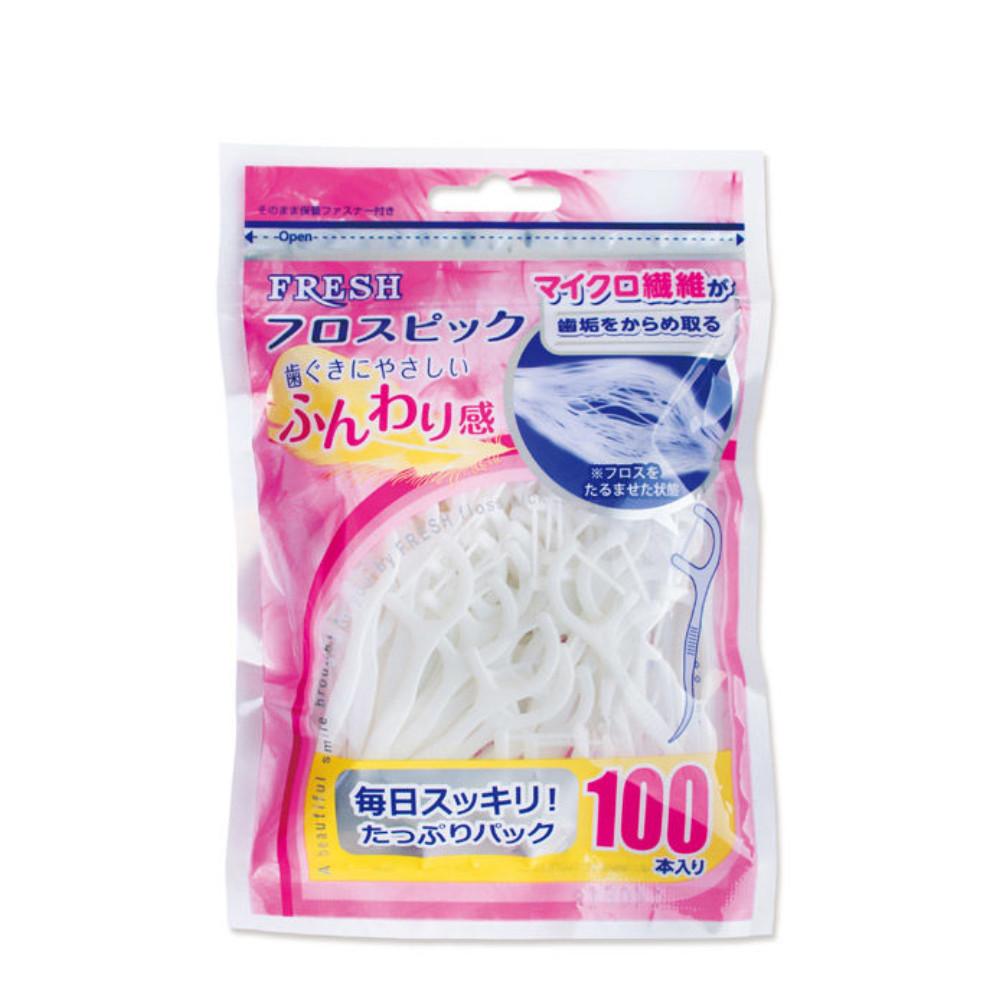 

Japan LION DENTALPRO FRESH Floss Picks 100 pcs. 100 pcs.