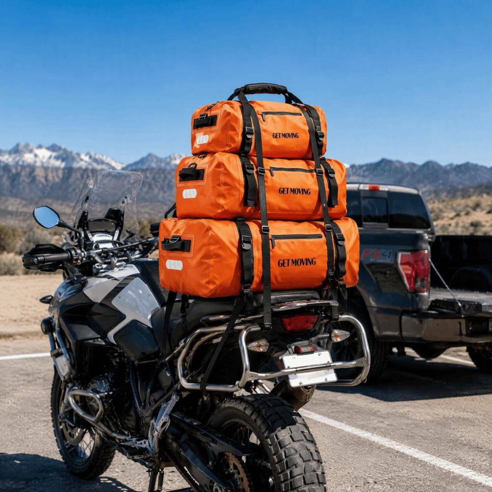 Large Capacity Motorbike Back Seat Bag Waterproof Motorcycle Tail Dry Bag Boating