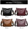 2025 Women's Versatile Embroidered Bucket Bag with Wide Strap - Large Capacity Shoulder & Crossbody