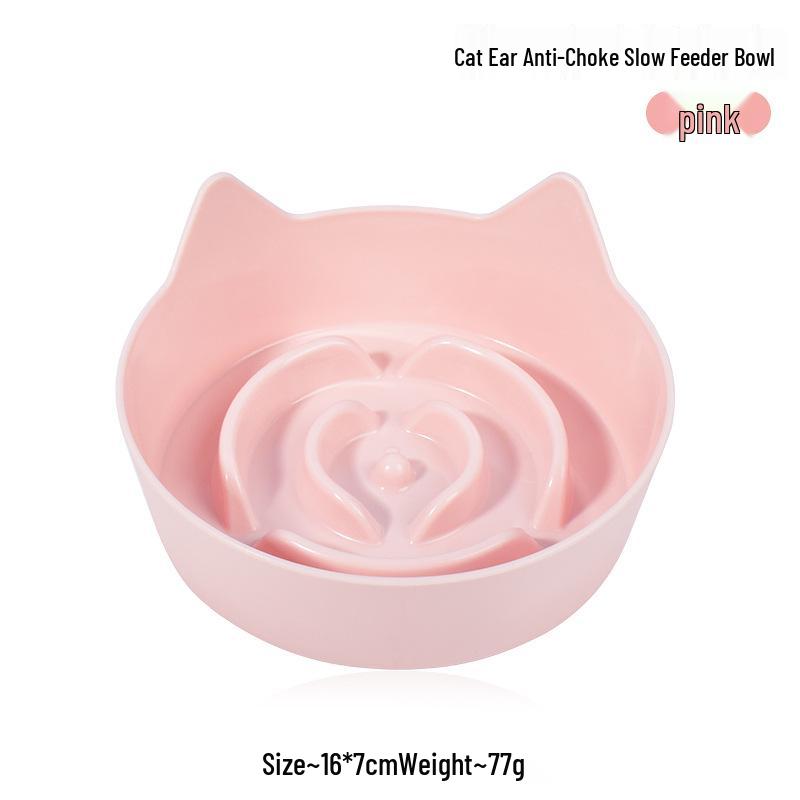 Cat Ear Pet Bowl: New PP Material for Food & Water