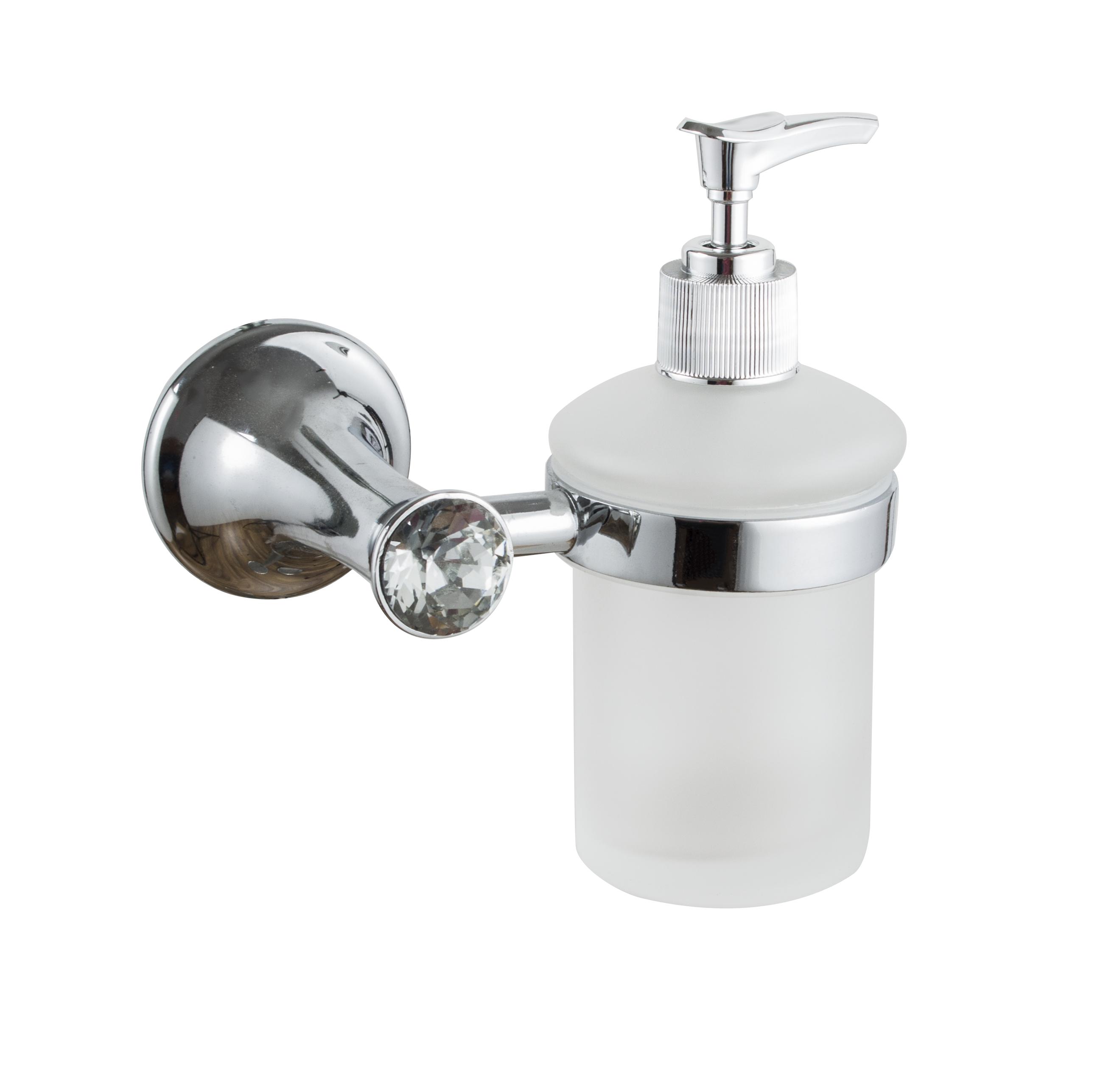 Wall Mounted Zinc Alloy Foam Hand Soap Dispenser Stainless Steel Finish for Bathroom and Hotel Use