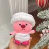 Cartoon Beaver Plush Pendant Figure Plushies Ornament Cute Soft Cotton Stuffed Animal Doll Hanging Anime Pink Beaver Plush