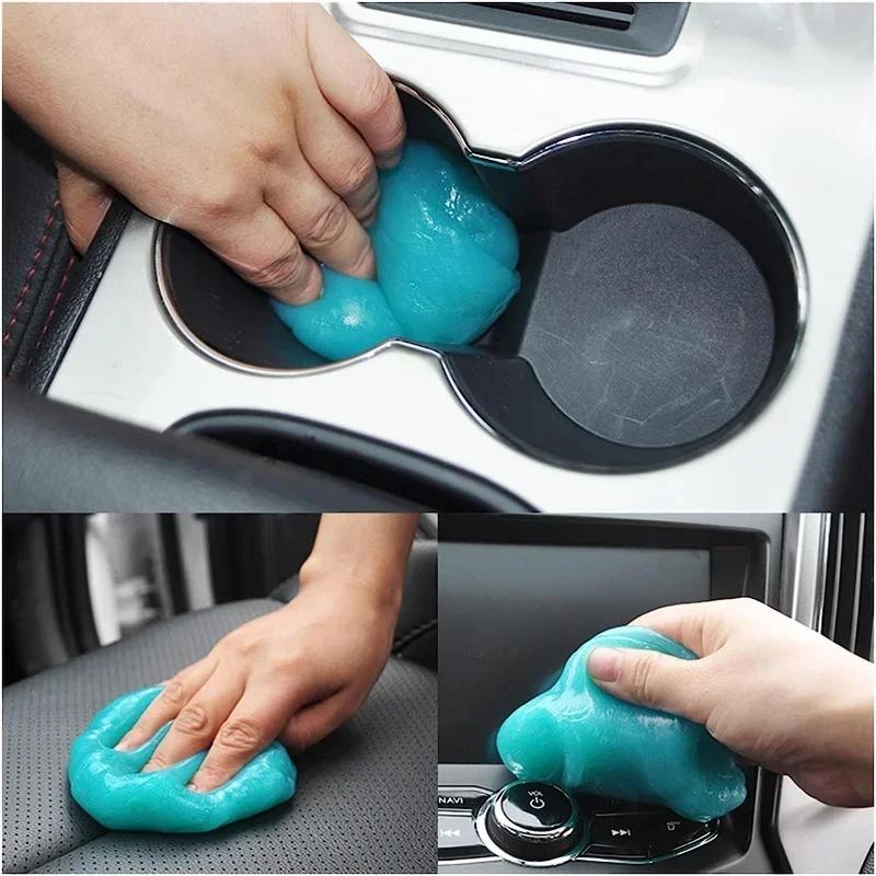 1pc Car Cleaning Gel: Magic Dust Remover, Glue Remover, And Keyboard Cleaner