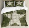 Camouflage Duvet Cover Set, Camouflage Concept Concealment Artifice Hide Force Uniform Pattern Fashion, 3 Piece Bedding Set
