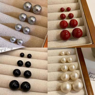 Classic Elegant Imitation Pearl Dangle Earring for Women  Studs High-grade Earrings for Women Jewelry On Ear Ball Stud Earrings Kit Wedding Jewelry