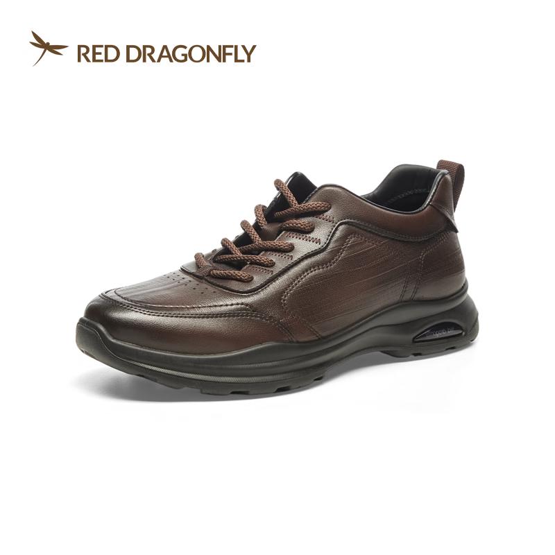 Red Dragonfly Men s Casual Lace-Up Leather Shoes AD6200013 EU 42
